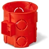 Elektro Plast Nasielsk 0285-00 Įleidžiamoji dėžutė 60 mm tamsiai raudonas jungtis PK-60 0285-00/60 vnt./