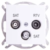 Elektro Plast Nasielsk Elektro-Plast SentiA RTV / SAT / SAT galutinis baltas (1460- 10)