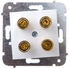 Elektro Plast Nasielsk Elektro-Plast KROVIJA Dvivietis baltas garsiakalbis (1758 -10)