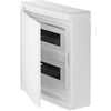 Elektro Plast Nasielsk 2425-00 Elegantiškas modulinis skirstomasis skydas 2x12 paviršiuje montuojamas IP40 N+PE baltos durys 2425-00