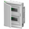 Elektro Plast Nasielsk 2435-00 Elegantiškas modulinis skirstomasis įrenginys 2x12, įleidžiamas IP40 PE+N, baltos durys 2435-00