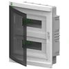 Elektro Plast Nasielsk 2435-01 Elegantiškas modulinis skirstomasis įrenginys 2x12 įleidžiamas IP40 N+PE dūmų durys 2435-01
