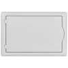 Elektro Plast Nasielsk 2513-00 Modulinis skirstomasis skydas 1x12 p/t ECONOMIC BOX RP 1/12 durys baltas (N+PE) IP40 2513-00