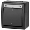 Elektro Plast Nasielsk 5003-17 AQUANT 2K paviršinio montavimo jungiklis, 2 polių, IP55, antracito spalvos 5003-17