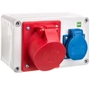 Elektro Plast Nasielsk Elektro-Plast RS 2P + Z 3P + N + Z 16A n / t neapsaugotas IP44 pilkas (6202-0)