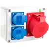 Elektro Plast Nasielsk Elektro-Plast RS 2x2P + Z 3P + N + Z / 32A n / t neapsaugotas IP44 pilkas (6203- 01)