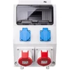 Elektro Plast Nasielsk Elektro-Plast 9 moduliai 2x2P + Z 2x5P / 16A be RS- 9 apsaugos (6221-0)