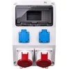 Elektro Plast Nasielsk Elektro-Plast 9 moduliai 2x2P + Z 2x5P / 32A be RS- 9 apsaugos (6222-0)