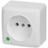 Elektro Plast Nasielsk GNIAZDO 2P N/T IP20 Baltas BERG