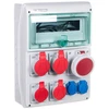 Elektromet Konstravimo skirstomasis skydelis 12 modulių 2x16A 5P 400V, 2x32A 5P 400V, 1x63A 5P 400V, 2x16A 1P + Z RSS- 04 IP44 (942040)