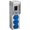 Elektromet Statybų skirstomasis skydas 4 moduliai, 3x16A 2P + Z RSE- 01 IP54 (942060)