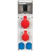 Elektromet Statybų skirstomasis skydas 6 moduliai 1x16A 5P 400V, 1x32A 5P 400V, 2x16A 2P + Z RSE- 02 IP54 (942071)