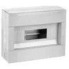 Elettrocanali 1x12 modulinis skirstomasis skydas be durų 610 pilkosios serijos (EC61012)