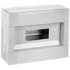 Elettrocanali 1x12 modulinis skirstomasis skydas be durų 610 pilkosios serijos (EC61012)