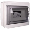 Elettrocanali 1x8 serijos modulinis skirstomasis skydelis 620 serijos skaidrios pilkos durys (EC62008)