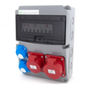 Els Elektrotechnika 11NO22C11C11C Statybiniai skirstomieji įrenginiai 32A/5P + 16A/5P + 2*GS 230V + apsaugos, 11NO22C11C11C