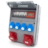 ELS Elektrotechnika Statybinis skirstomasis skydas 32A/5 + 16A/5 + 4*GS 230V + apsaugos + sertifikuotas MID matuoklis, 12NO42C11C11CL
