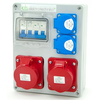 Els Elektrotechnika 4NO21B21B0 Statybiniai skirstomieji įrenginiai Mikołajki 2*16/5 + 2*GS + apsaugos, sieninis korpusas, 4NO21B21B0