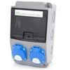 Els Elektrotechnika 6NO21C00 Statybinis skirstomasis skydas, sodas 2*GS 230V + apsaugos, 6NO21C00