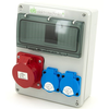 Els Elektrotechnika 8NO210 Konstrukcinis skirstytuvas 16A/5 + 2*GS 230V, sieninis korpusas, neįrengtas, 8NO210