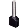 Em Group TID2x1.5L12 Izoliuota kabelio antgalis TID 2x1.5mm2/12mm juodas alavuotas TID2x1.5L12 /100vnt/