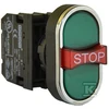 Schneider Electric Emas 3 JUNGIKLIS ŽALIAS STOP NE+NC+NE