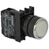 Emas Valdymo mygtukas baltas 22mm 4A 250V AC (T0-B100DB)