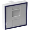 Emiter ADAPTERIS 2MOD.PR. 45X45 DO 1RJ45 / 1RJ12