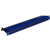 Emiter Emitter Panel 19 "24xRJ45 STP cat.6 1U mėlyna su lentyna DCN / PPFA674EKS248C6
