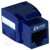 Emiter UTP RJ45 SOCKET CAT.5E KEYSTONE MĖLYNA