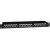 EMITERNET Panel 19″ 24xRJ45 STP cat.6 (1U) with shelf EMS/PPFA674EKS248C6