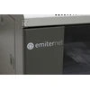 EMITERNET Atskira pakabinama spintelė 19" 12U, skardos/stiklo durys, 600×450×635mm plotis/gylis/aukštis EM/AP6412