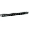 Equip Steckdosenleiste 19(1HE)7fach Schuko16A.1.8m Kabl. si