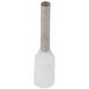 Ergom E08KH-02010111621 Izoliuota kabelio antgalis HI 0.5/8 DIN, baltas E08KH-02010111621 /100 vnt./