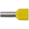 Ergom E08KH-02020102401 Izoliuota kabelio antgalis HI 2X6/14 DIN geltonas E08KH-02020102401 /100 vnt./