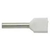 Ergom E08KH-02020104401 Izoliuotas antgalis HI 2X0.75/10, baltas E08KH-02020104401 /100 vnt./