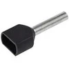 Ergom E08KH-02020105401 Izoliuota kabelio antgalis HI 2x1.5/12 DIN E08KH-02020105401 /100 vnt./