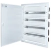 Eti Polam 001101295 Modulinė įleidžiama skirstomoji įranga IP40 II apsaugos klasė IK08 metalinės durys baltos ERP24-4 001101295