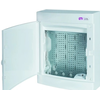 Eti Polam 001101301 Ant paviršiaus montuojamas 2x12 daugialypės terpės skirstomasis skydas su plokšte ir lizdu / IP 40 400V AC / ECT24PO MEDIA 001101301