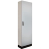 Eti Polam 001325502 Atskirai pastatomas metalinis korpusas su montavimo plokšte IP65 I klasė RAL7035 (550x1850x300) su 100 mm cokoliu HXS300 2-12 PH1V1 001325502