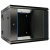 Extralink 12U 600x600 AZH juoda | Rack spintelė | Montuojama ant sienos, dviejų dalių