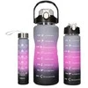 Extralink | 3 viename motyvacinis buteliukas | rinkinys, rožinės-juodos spalvos, 2000 ml + 900 ml + 300 ml
