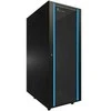 Extralink 37U 600x1000 Juoda | Rack spintelė | pastatoma ant grindų