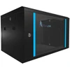 Extralink 6U 600x450 Juoda | Rack spinta | montuojama ant sienos