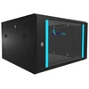 Extralink 6U 600x600 Juoda | Rack spinta | montuojama ant sienos