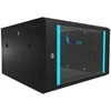 Extralink 6U 600x600 Juoda | Rack spinta | montuojama ant sienos
