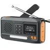Extralink BT-4000 | Avarinis radijas su Bluetooth, saulės baterija, rankena-dynamu ir SOS žibintuvėliu | Powerbank 4000 mAh