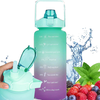 Gertuvė Extralink Motivational Bottle, Vanduo Bottle, 2000ml, Žalias-Violetinė, BUT-190