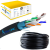 Extralink CAT6 FTP (F/UTP) V2 lauko | Susuktos poros tinklo kabelis | 305 m