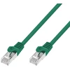 Extralink Cat.7 S/FTP 15m 20G Žalia | LAN pataisos laidas | Varinis vytos poros tinklo kabelis